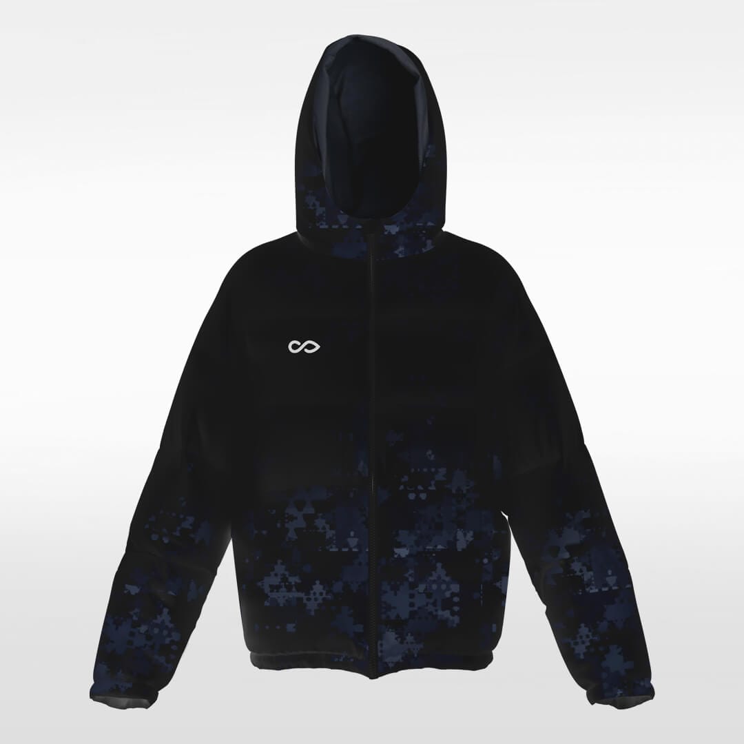 Mist - Custom Winter Jacket Black Sublimated