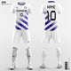 Blue and White