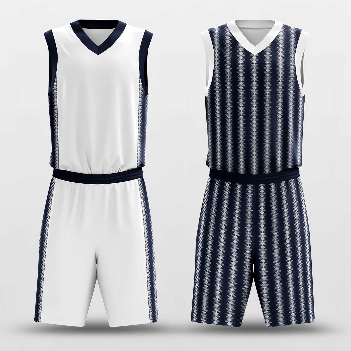 England -Custom Reversible Basketball Jersey with Shorts Subliamted