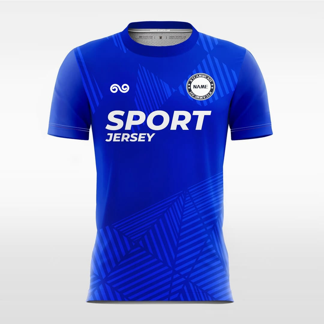 Future Line - Custom Soccer Jersey for Men Blue Sublimated