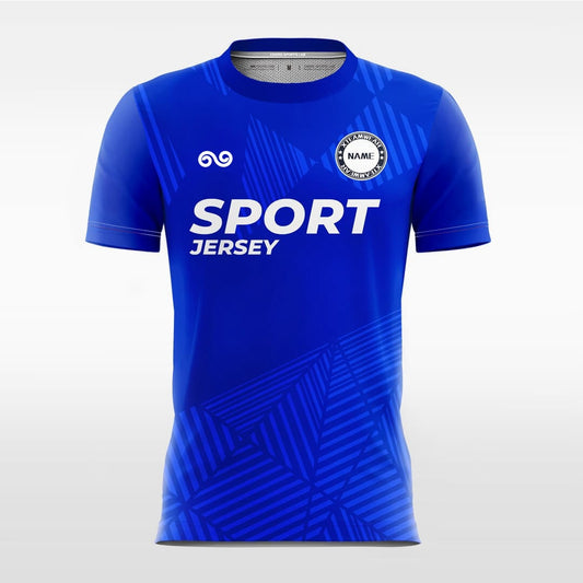 Future Line - Custom Soccer Jersey for Men Blue Sublimated