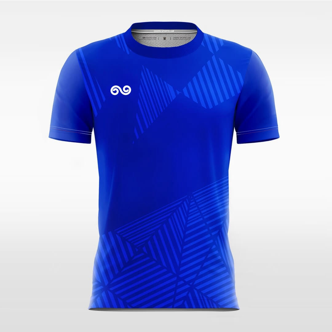 Future Line - Custom Soccer Jersey for Men Blue Sublimated