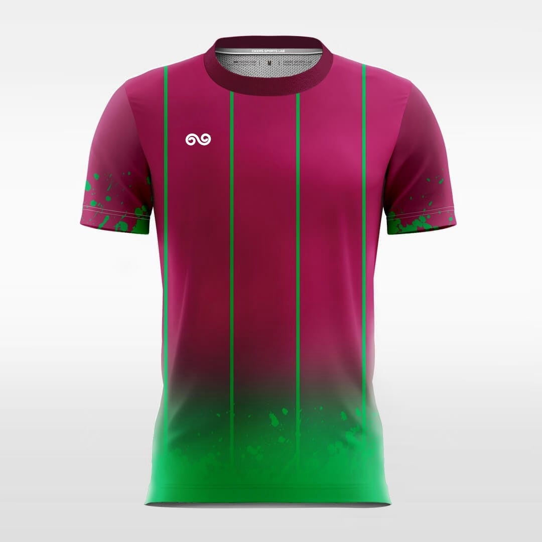 Grape - Custom Soccer Jersey for Men Maroon Sublimated