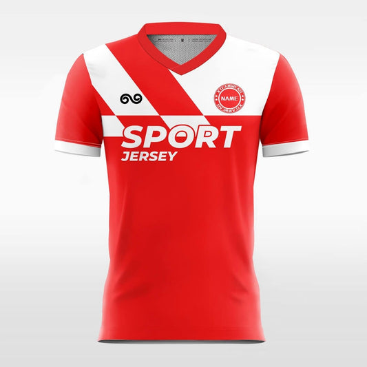 Guardian - Custom Soccer Jersey for Men Red Sublimated