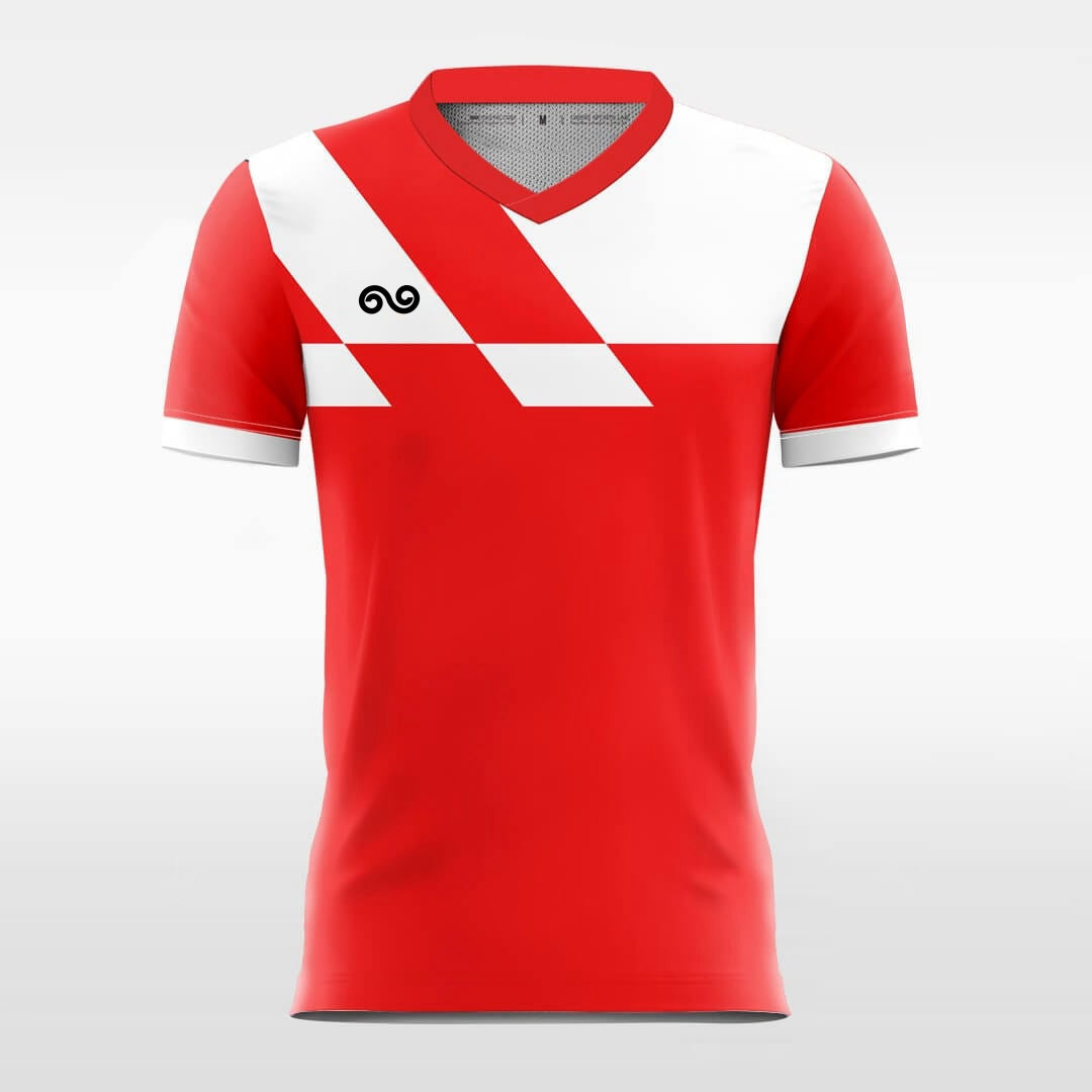 Guardian - Custom Soccer Jersey for Men Red Sublimated