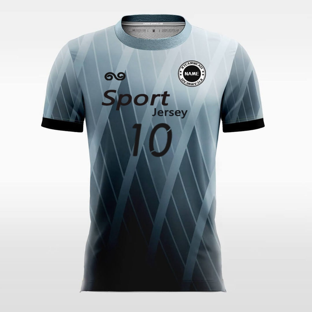 Quadrant - Custom Soccer Jersey for Men Grey Sublimated