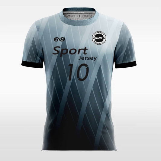 Quadrant - Custom Soccer Jersey for Men Grey Sublimated