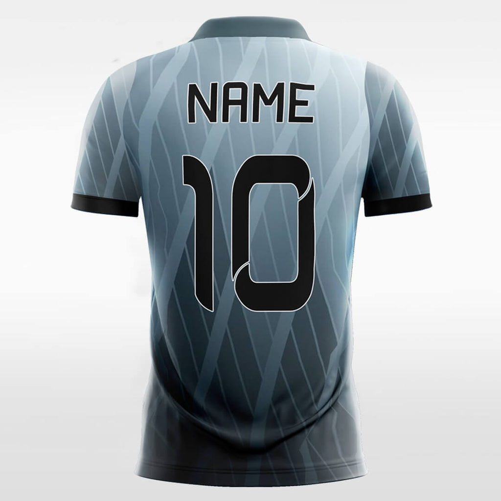 Quadrant - Custom Soccer Jersey for Men Grey Sublimated
