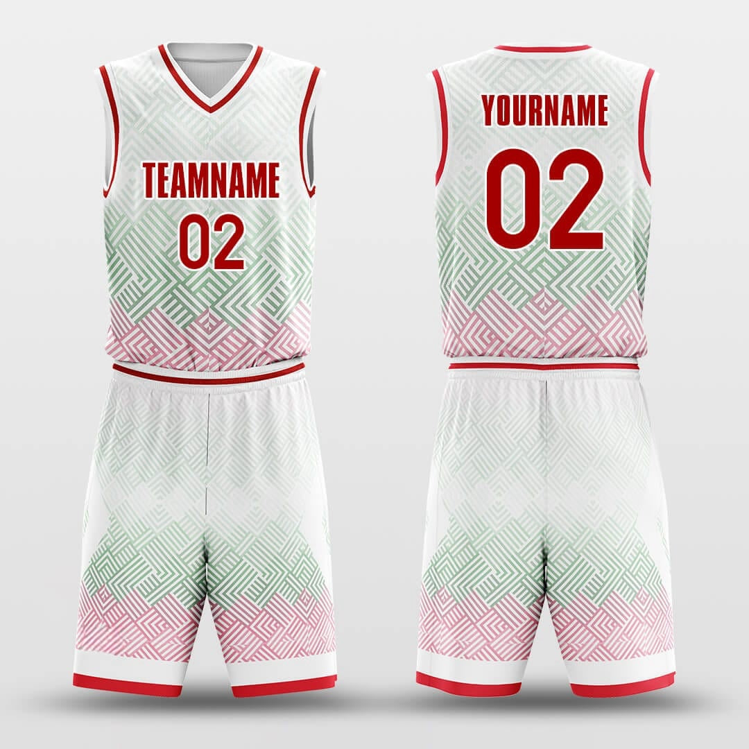 Higher Dimension -Custom Basketball Jersey with Shorts Subliamted