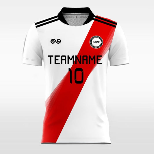 Honer 12 - Custom Soccer Jersey for Men White Sublimated