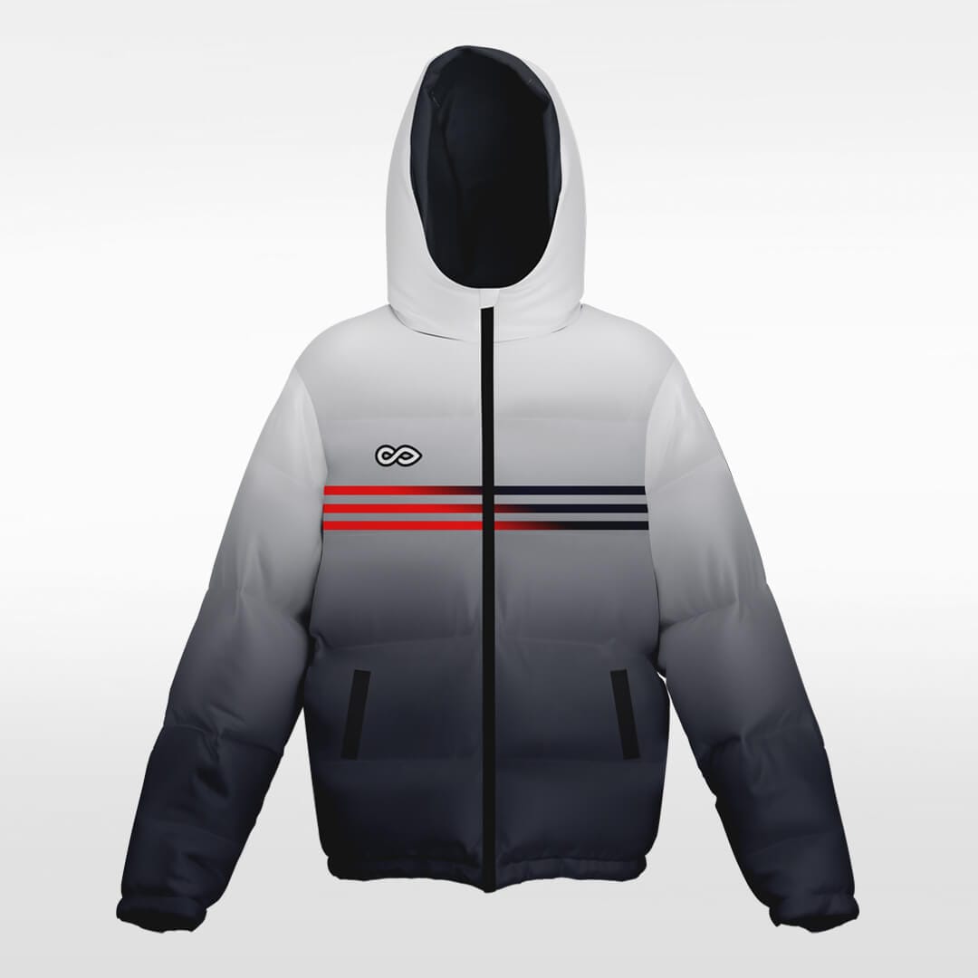 Infinite Power - Custom Winter Jacket Gray Sublimated