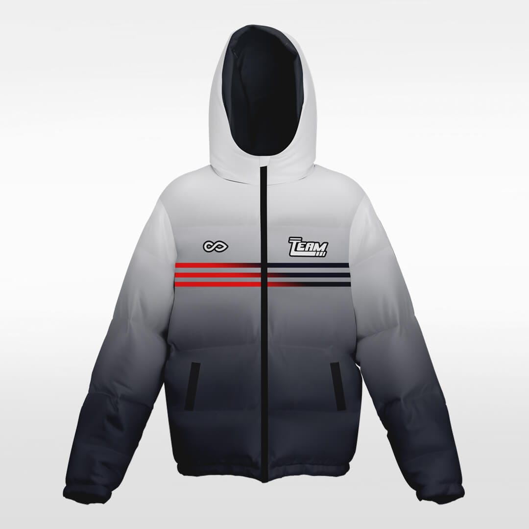 Infinite Power - Custom Winter Jacket Gray Sublimated