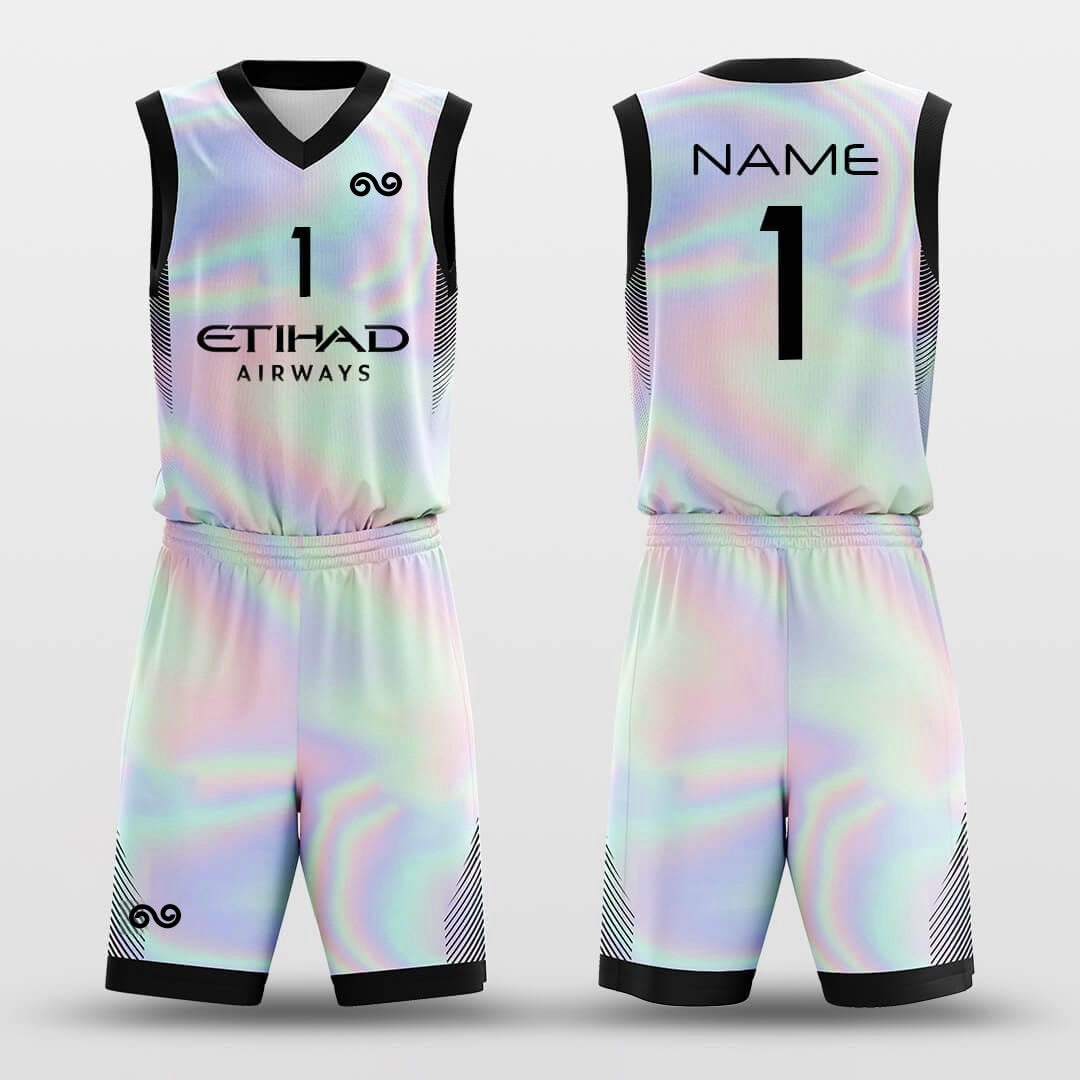 Milky Way -Custom Basketball Jersey with Shorts Subliamted