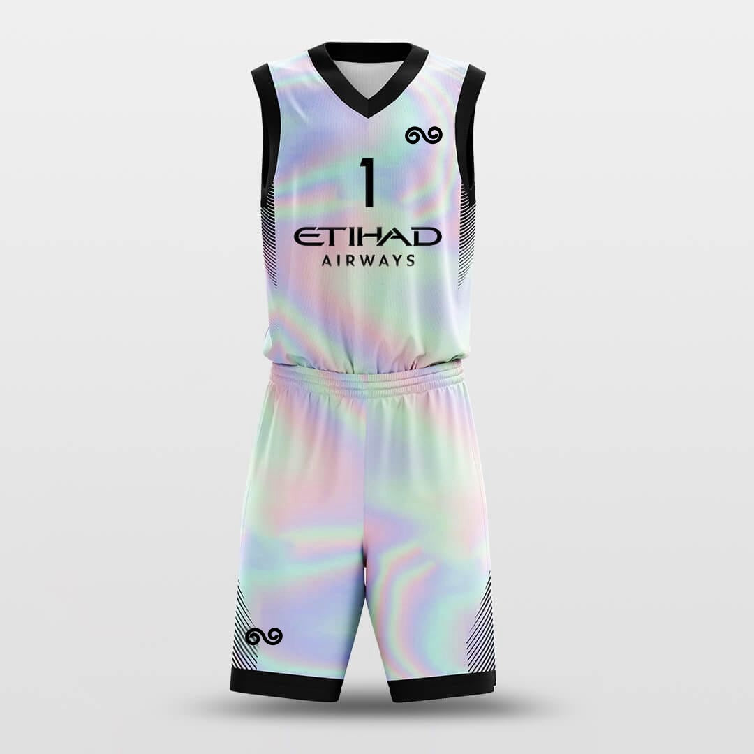 Milky Way -Custom Basketball Jersey with Shorts Subliamted