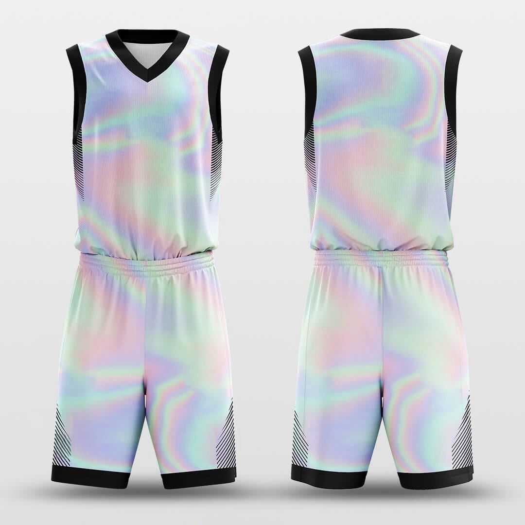 Milky Way -Custom Basketball Jersey with Shorts Subliamted