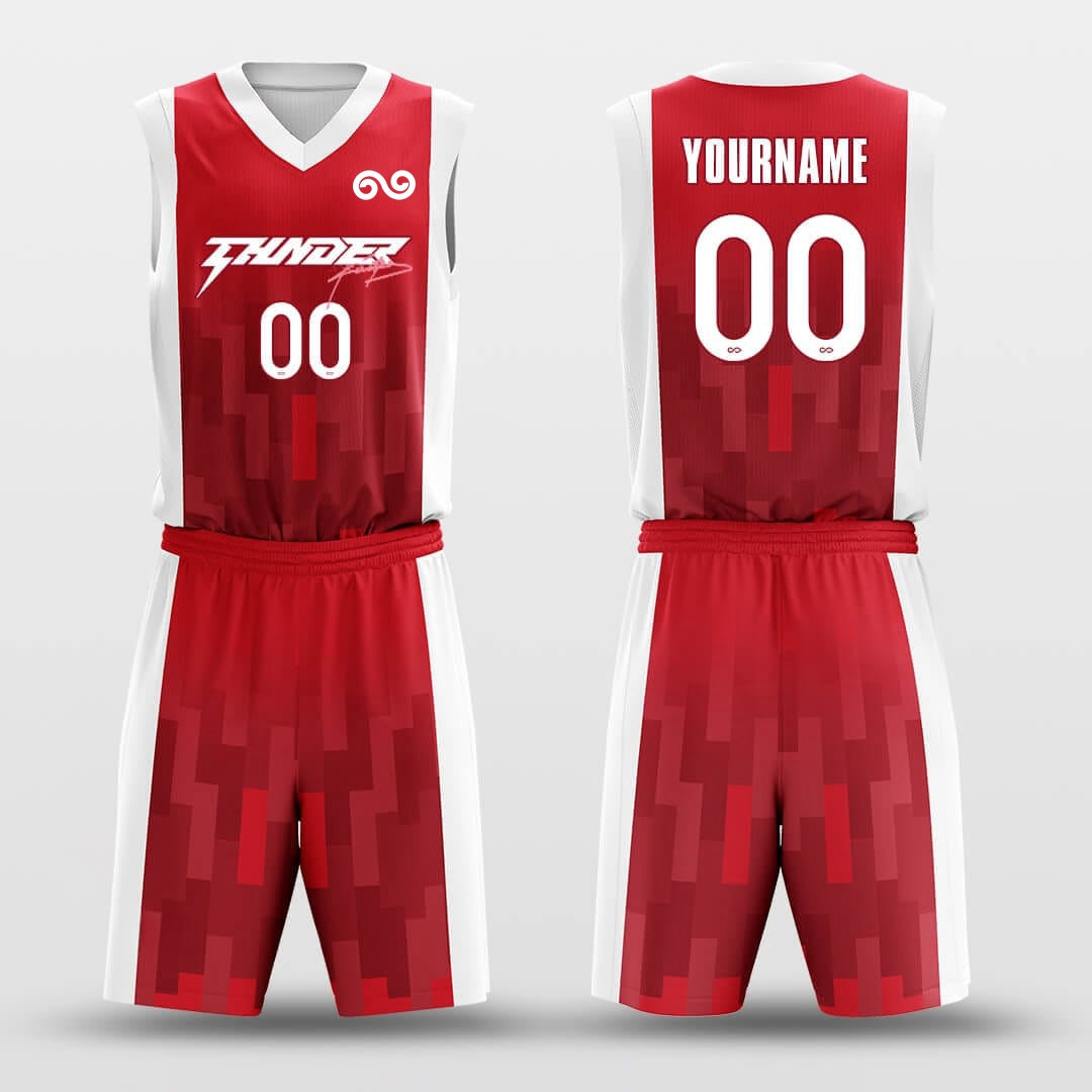 Mosaic -Custom Basketball Jersey with Shorts Subliamted