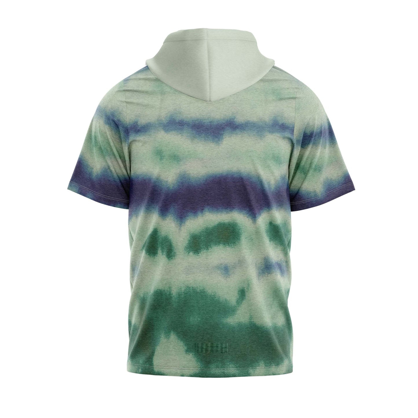 Custom Green Hoodie Short Sleeve