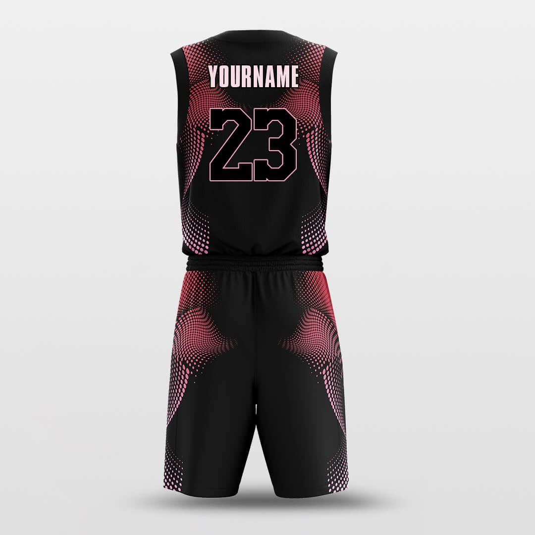 Opera black basketball jersey set
