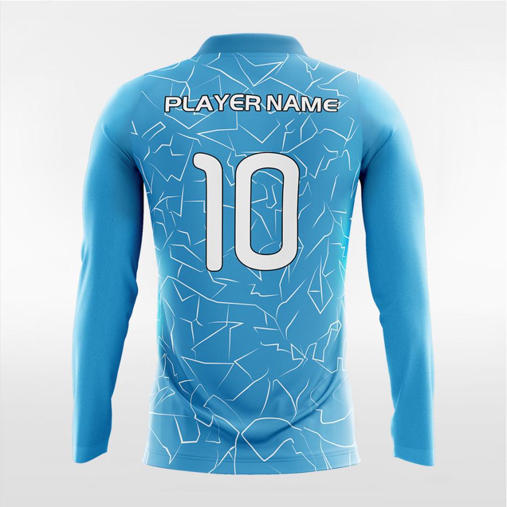 Partenopei - Custom Long Sleeve Soccer Jersey for Men