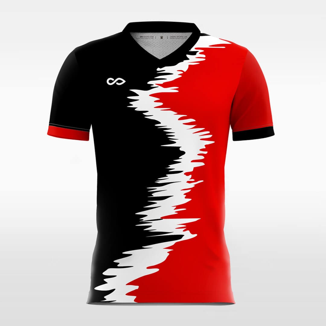 split soccer jersey