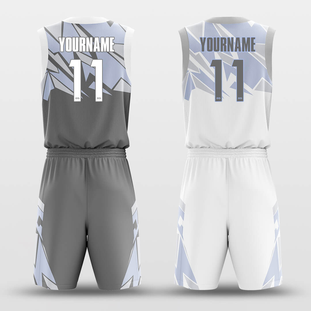 Saw Puzzle -Custom Reversible Basketball Jersey with Shorts Subliamted