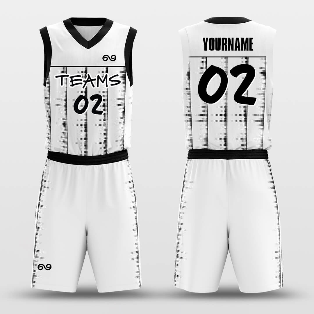 white basketball team jersey