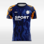 Orange and Navy Blue