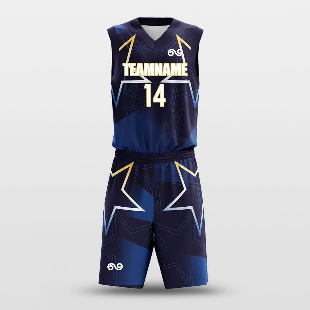 All Star -Custom Basketball Jersey with Shorts Subliamted