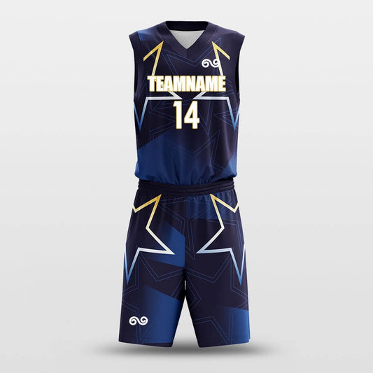 All Star -Custom Basketball Jersey with Shorts Subliamted