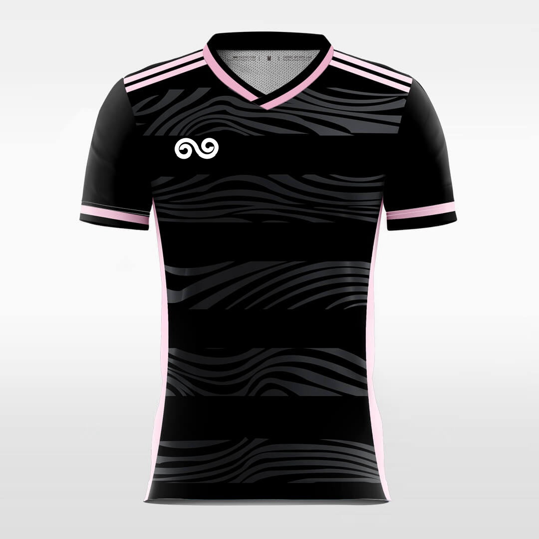 Aura - Custom Soccer Jersey for Men Black Sublimated