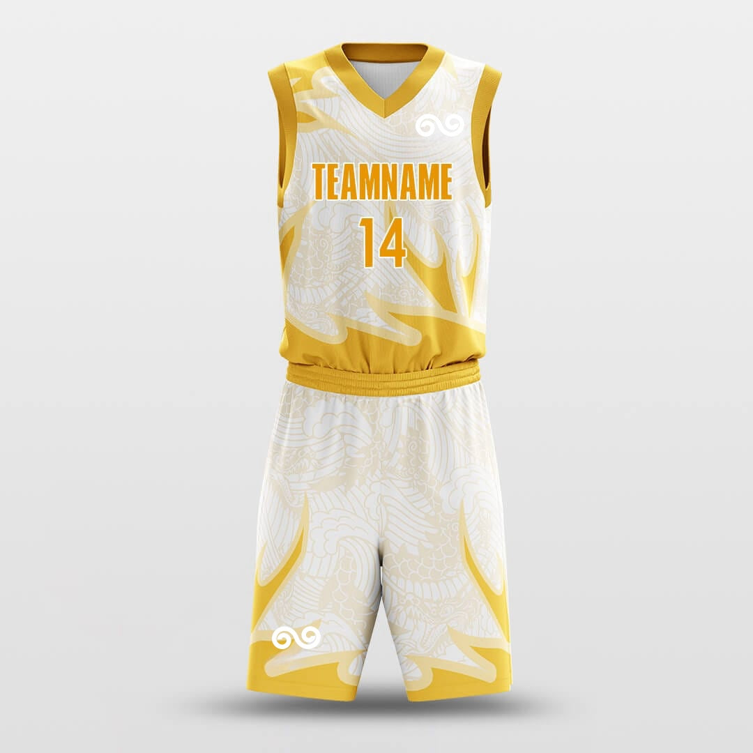 Auspicious sign Dragon -Custom Basketball Jersey with Shorts Subliamted