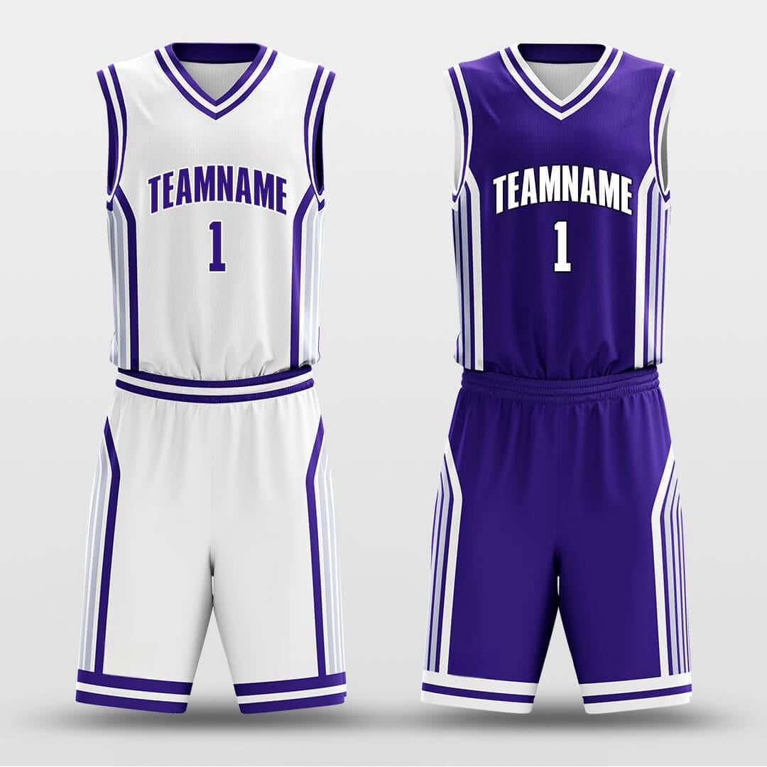 Ayanami -Custom Reversible Basketball Jersey with Shorts Subliamted