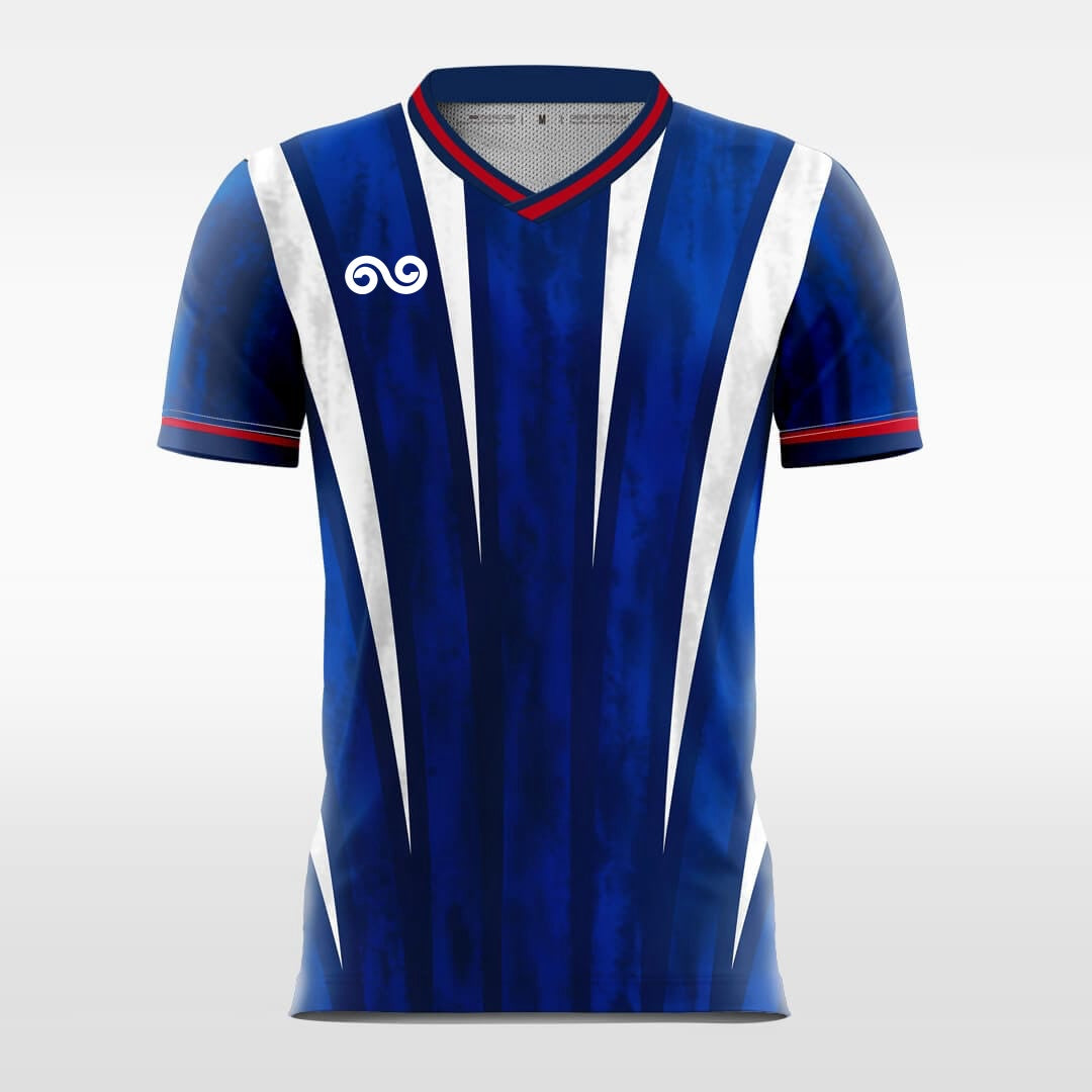 Azure Dream - Custom Soccer Jersey for Men Blue Sublimated