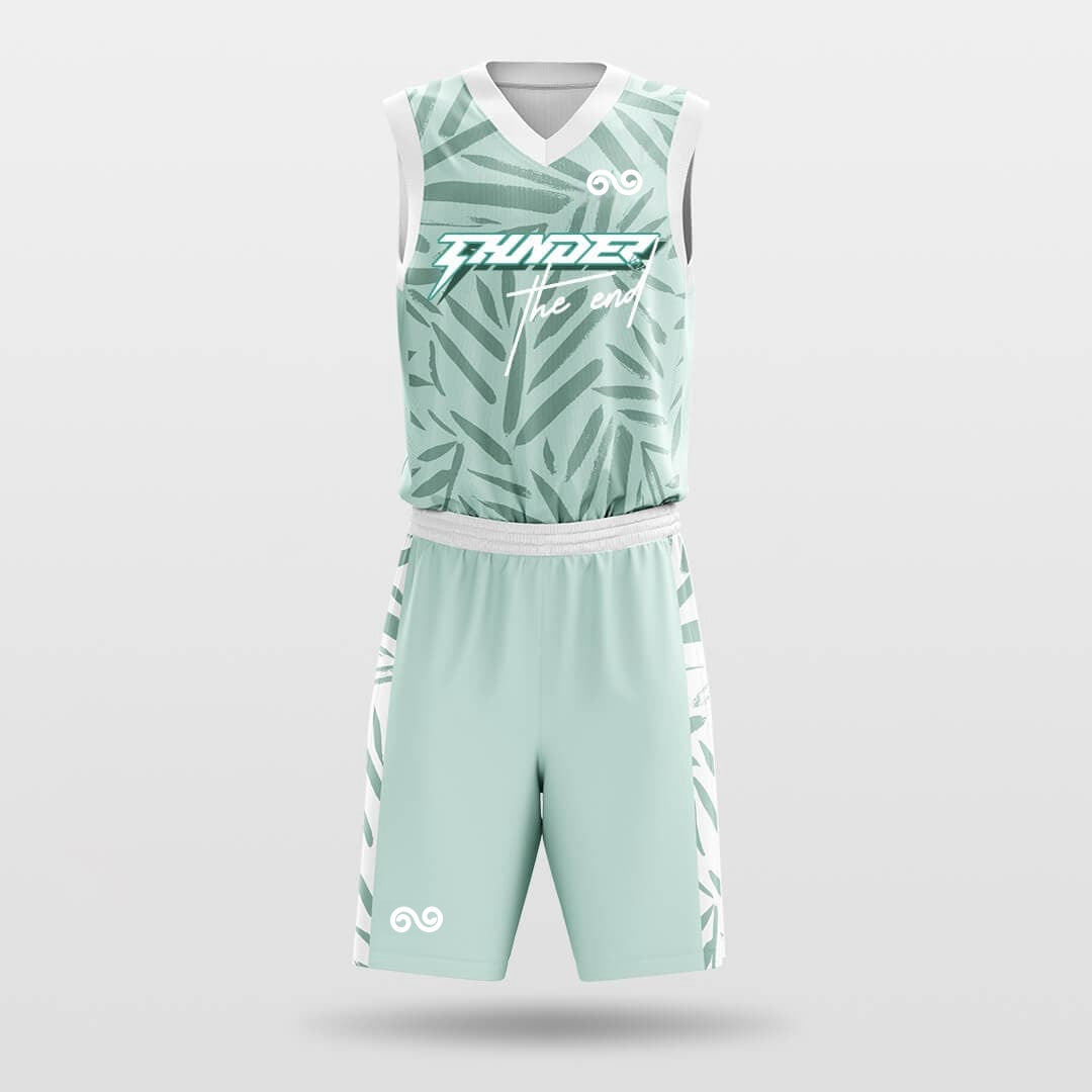 Bamboo -Custom Basketball Jersey with Shorts Subliamted