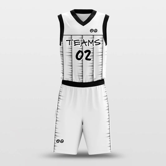 basketball white jersey set