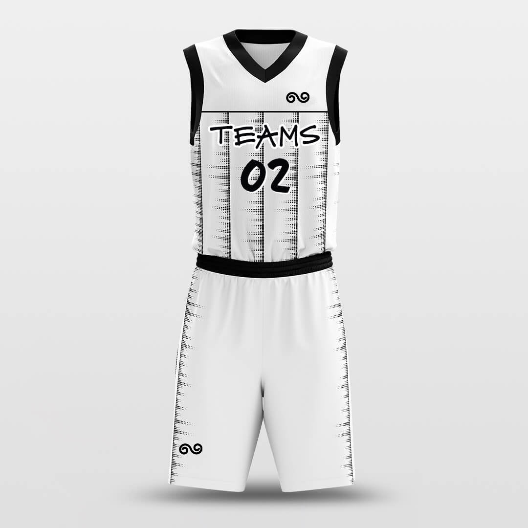 basketball white jersey set