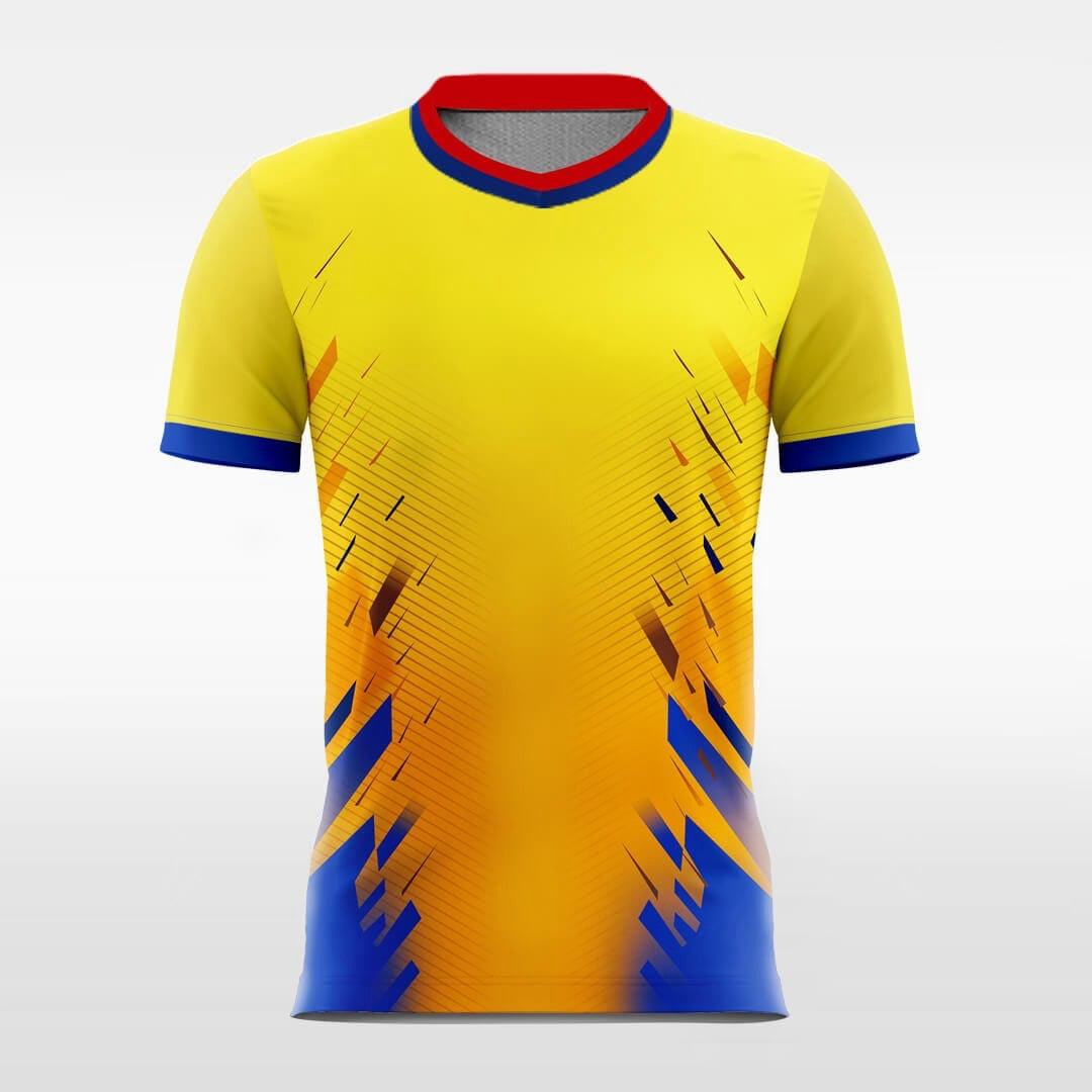 Beacon - Custom Soccer Jersey for Men Yellow Sublimated