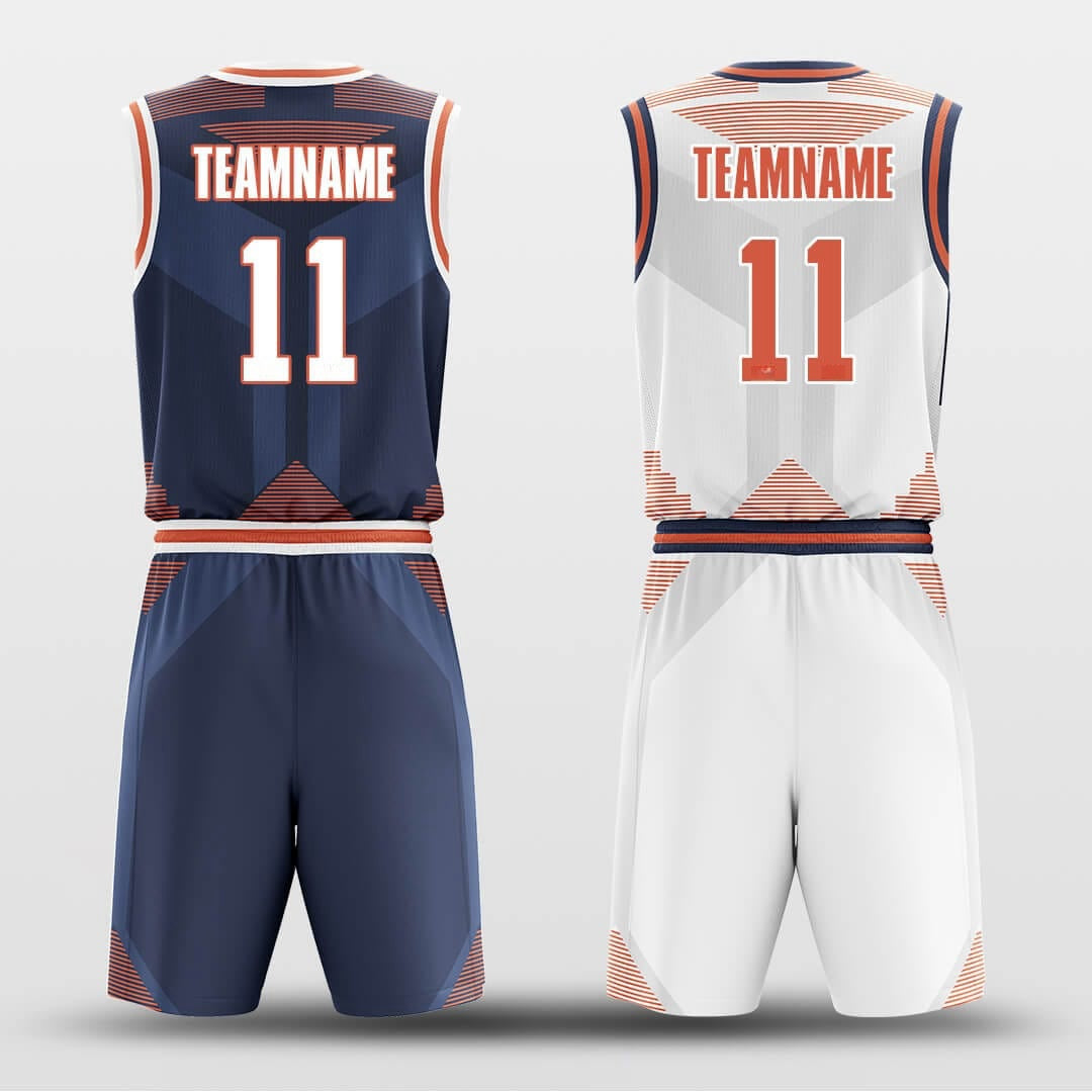 Future Armor -Custom Reversible Basketball Jersey with Shorts Subliamted