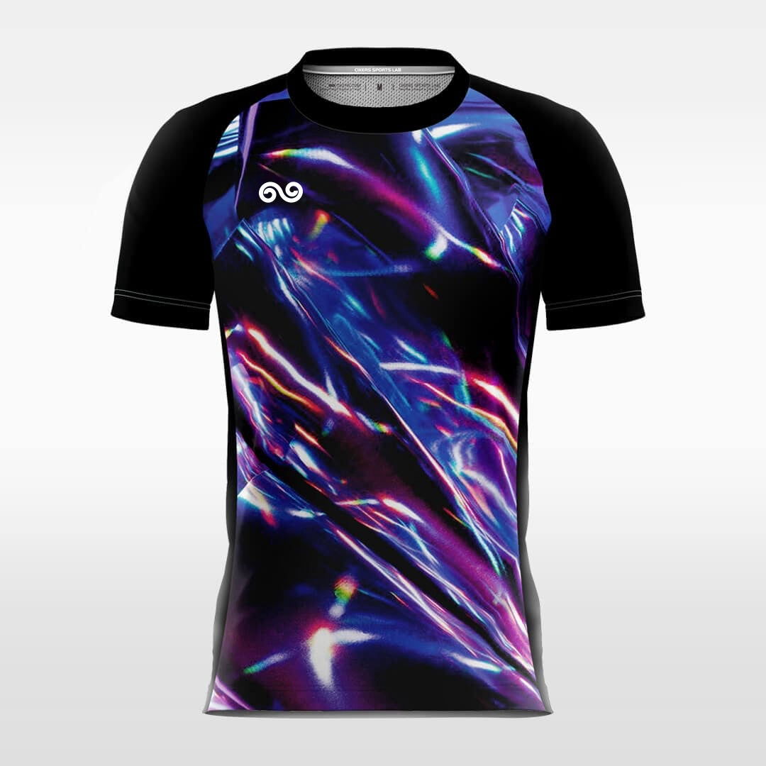 Laser - Custom Soccer Jersey for Men Black Sublimated