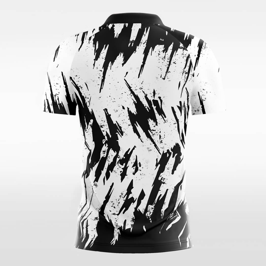 black custom soccer jerseys