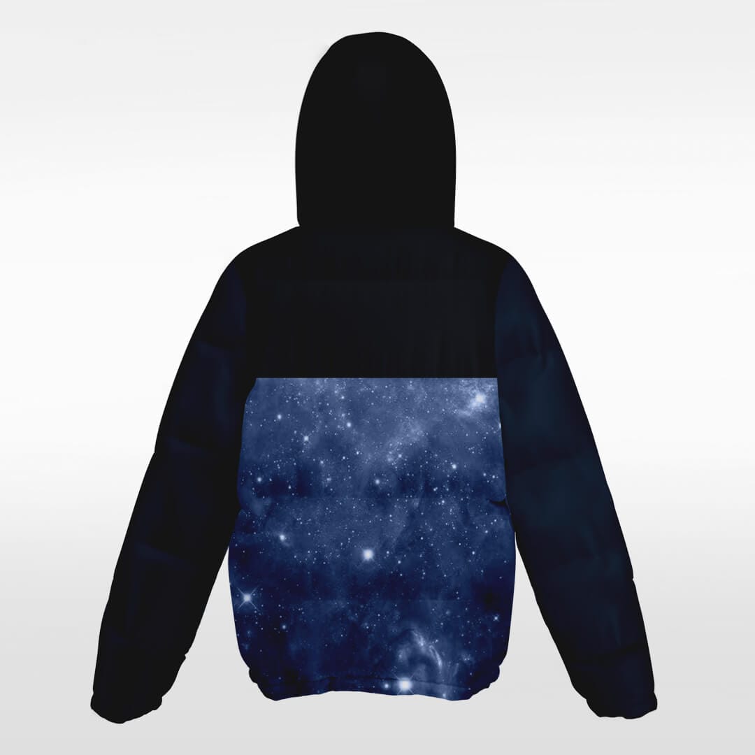 black custom winter jacket