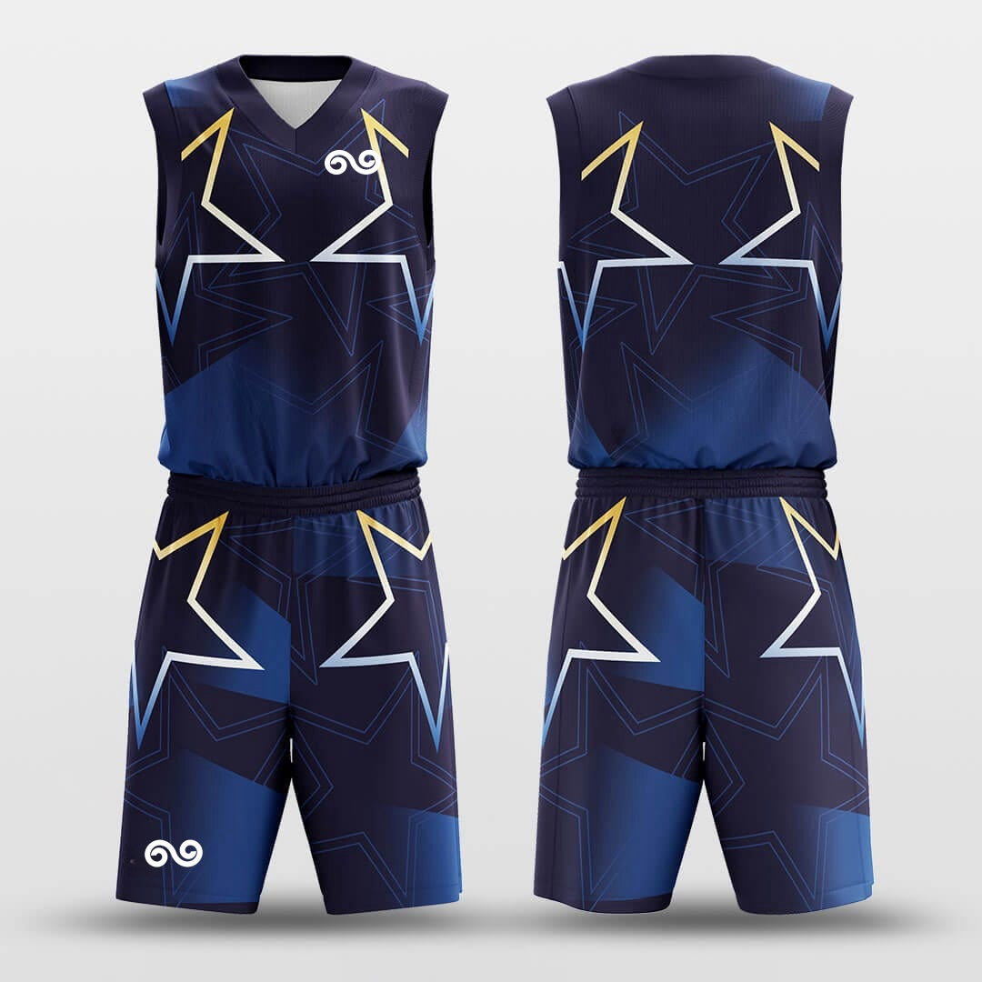 All Star -Custom Basketball Jersey with Shorts Subliamted