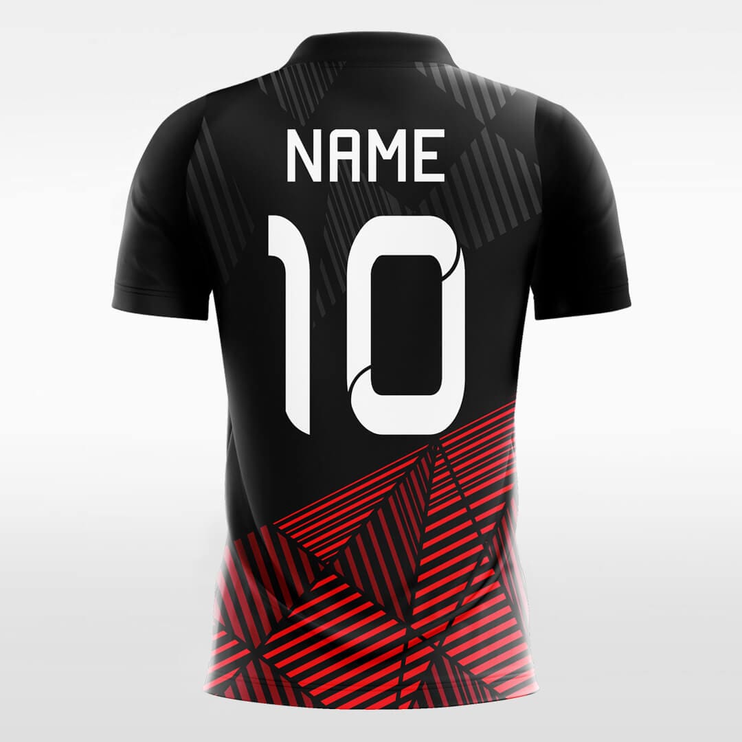 black short sleeve jersey