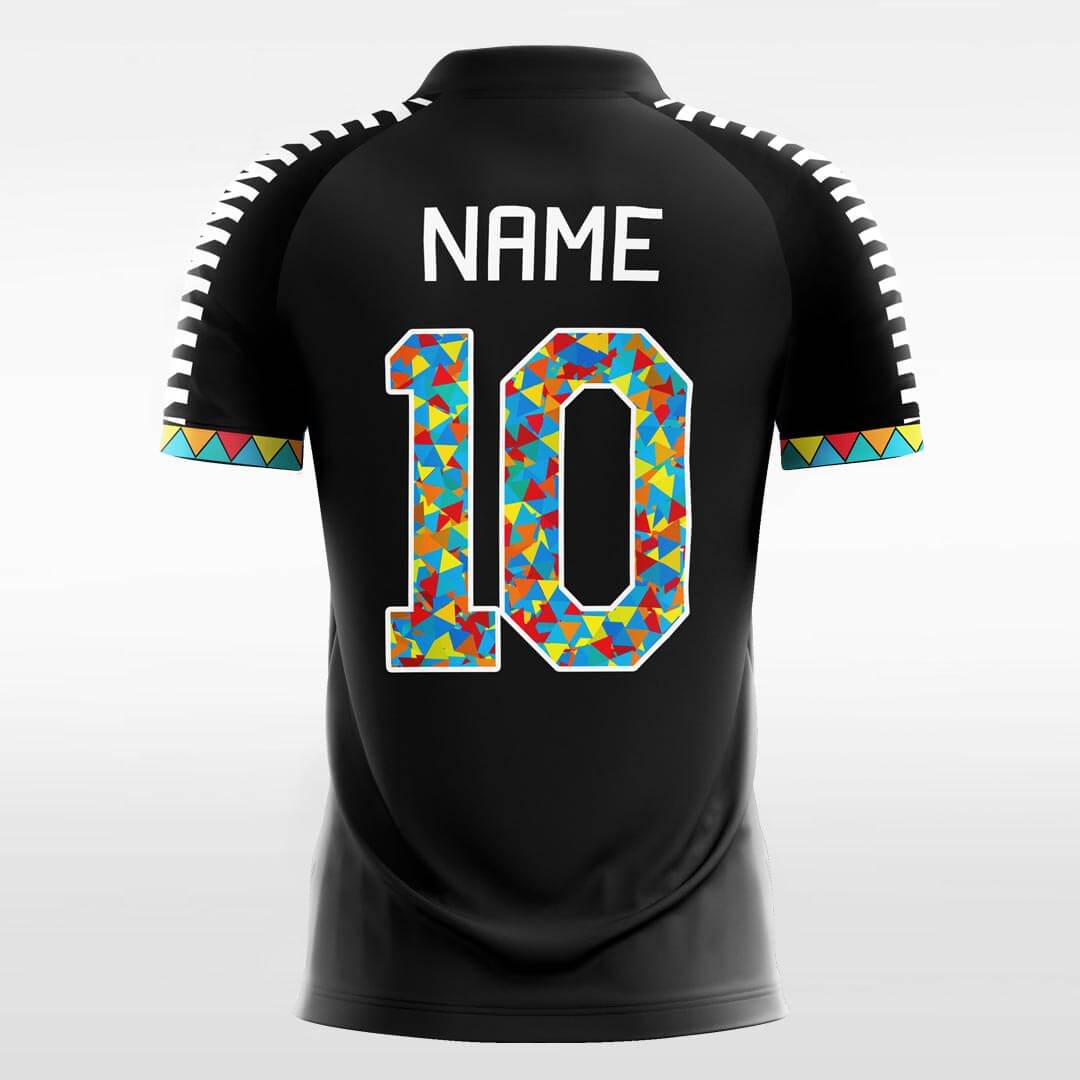 black short sleeve jersey