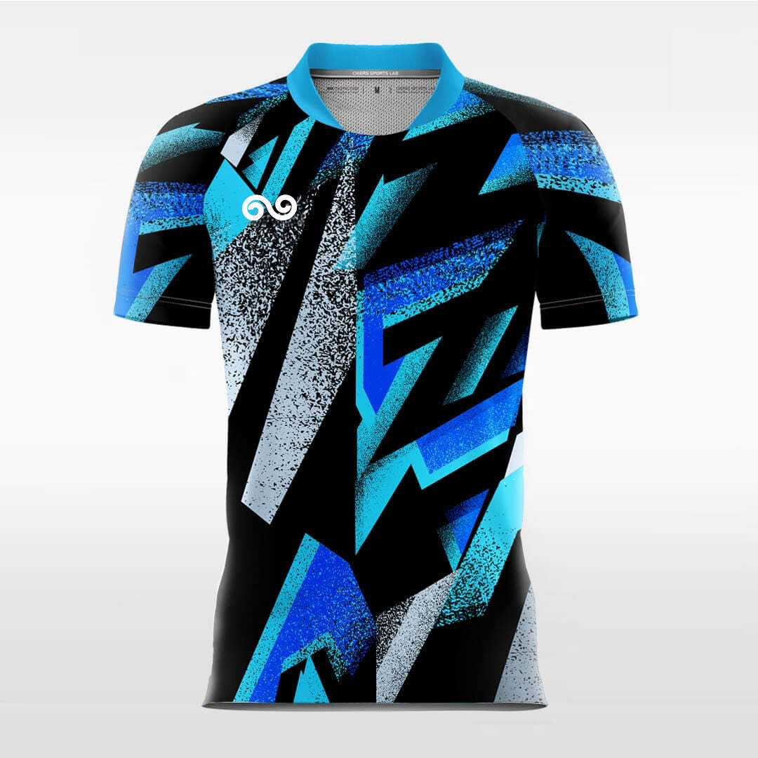 Glacier - Custom Soccer Jersey for Men White Sublimated