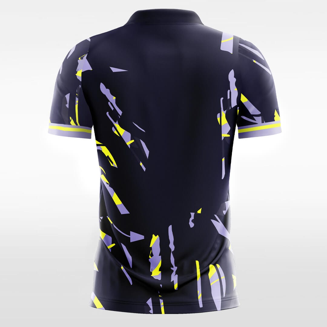 black short sleeve soccer jersey