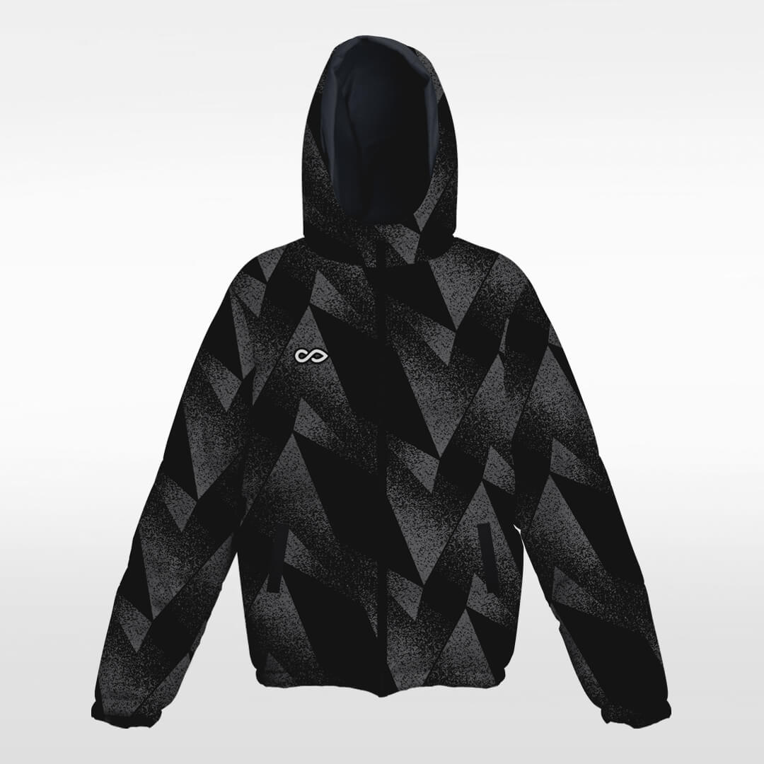 Sand Dune - Custom Winter Jacket Black Sublimated