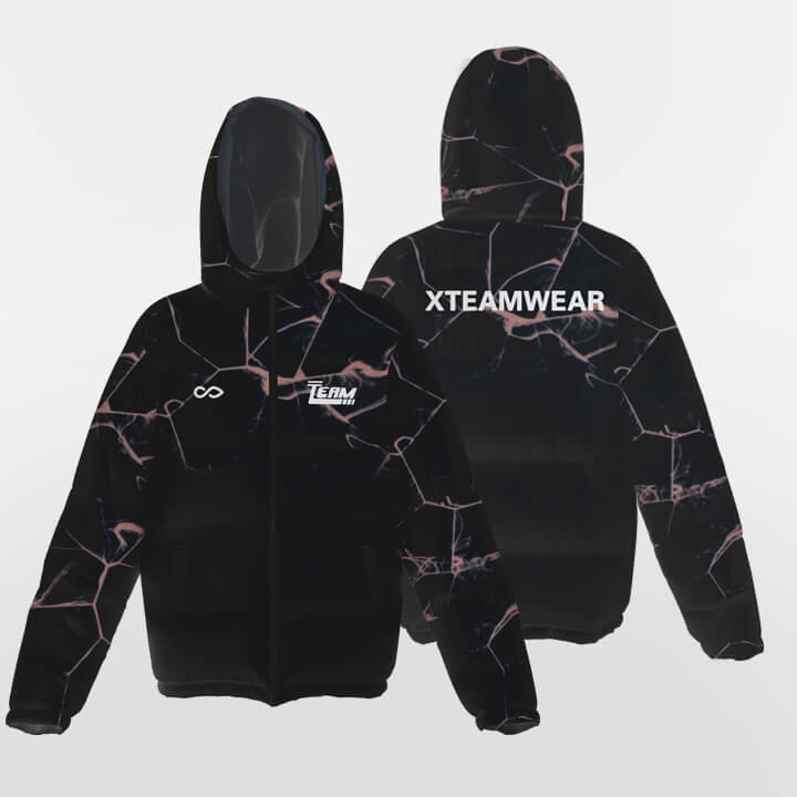 black winter short jacket