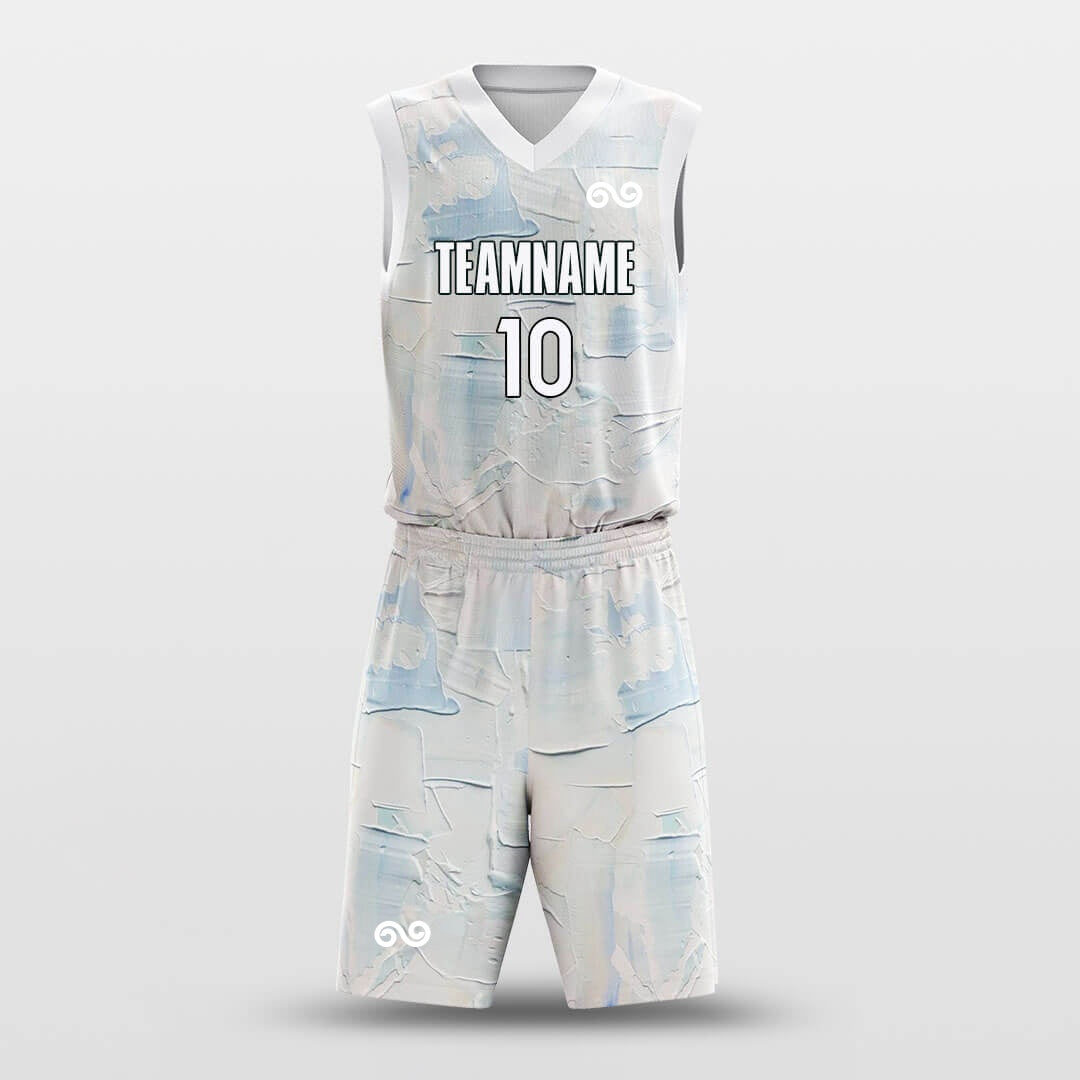 Bloom -Custom Basketball Jersey with Shorts Subliamted