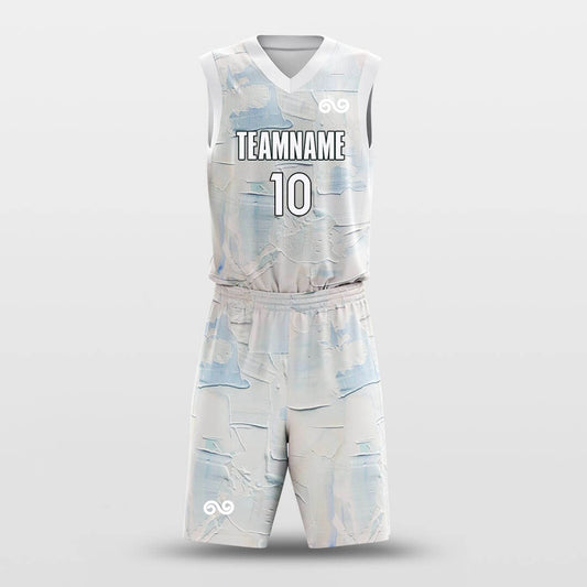 Bloom -Custom Basketball Jersey with Shorts Subliamted